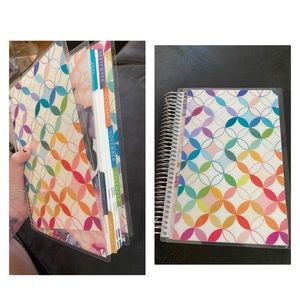 New Erin Condren life planner. Monthly and hourly views. July-Dec 2022.